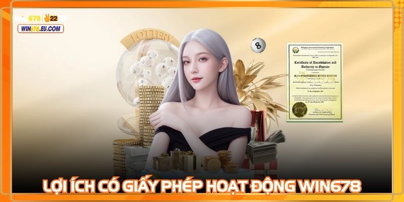 Người tham gia yên tâm cá cược với các chứng chỉ tại WIN678